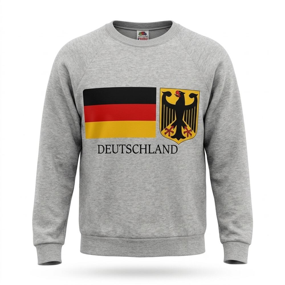 Vintage Fruit of the Loom Made in USA Deutschland Sweatshirt Men Size L